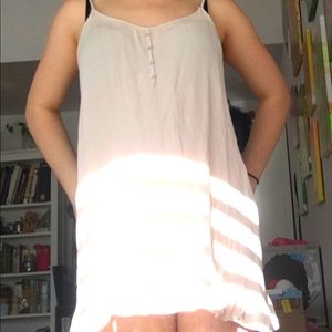 Cream beach coverup dress